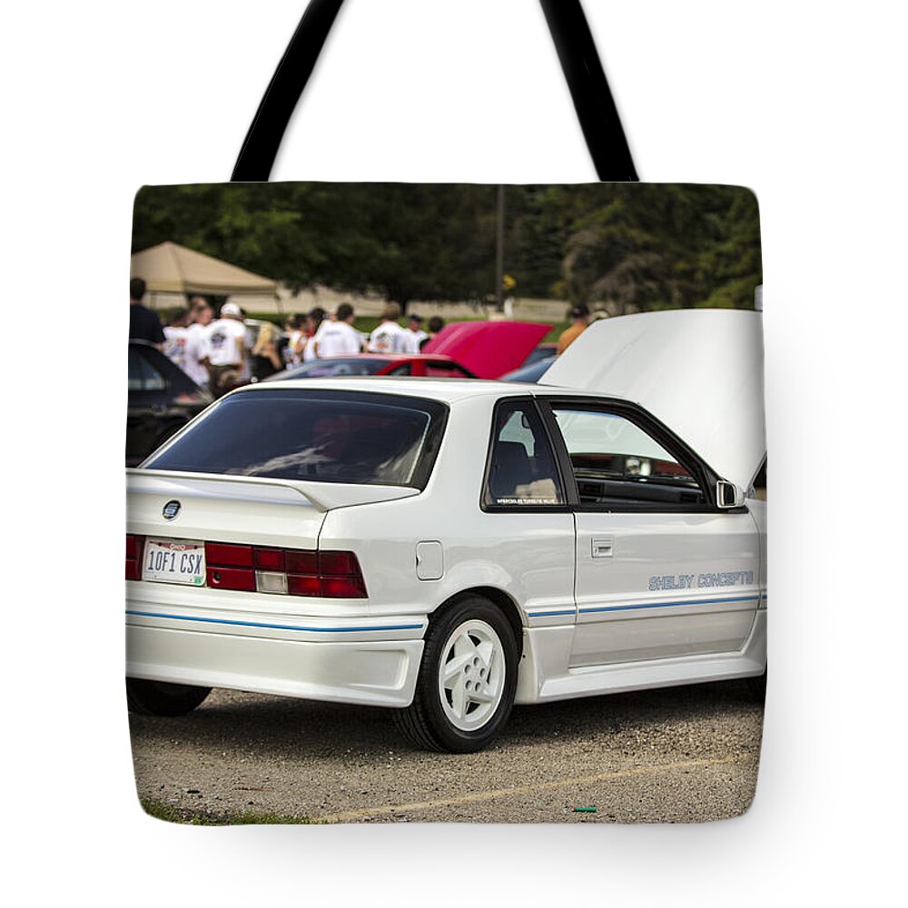 Dodge Tote Bag featuring the photograph Birthday Car 06 by Josh Bryant