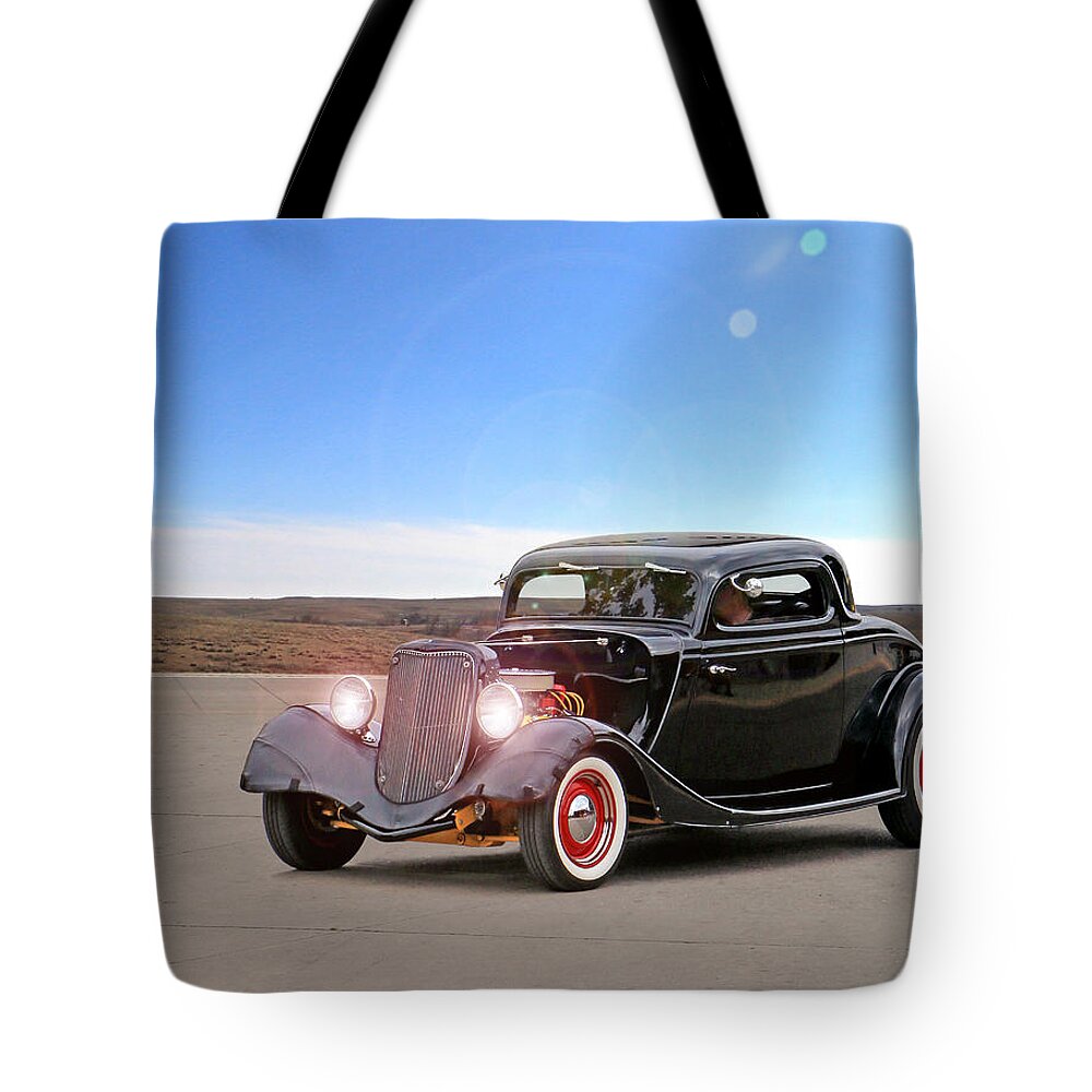 '33 Tote Bag featuring the photograph Black Beauty by Christopher McKenzie