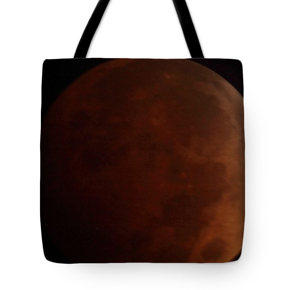 Blood Tote Bag featuring the photograph Blood Moon by Marcelo Albuquerque