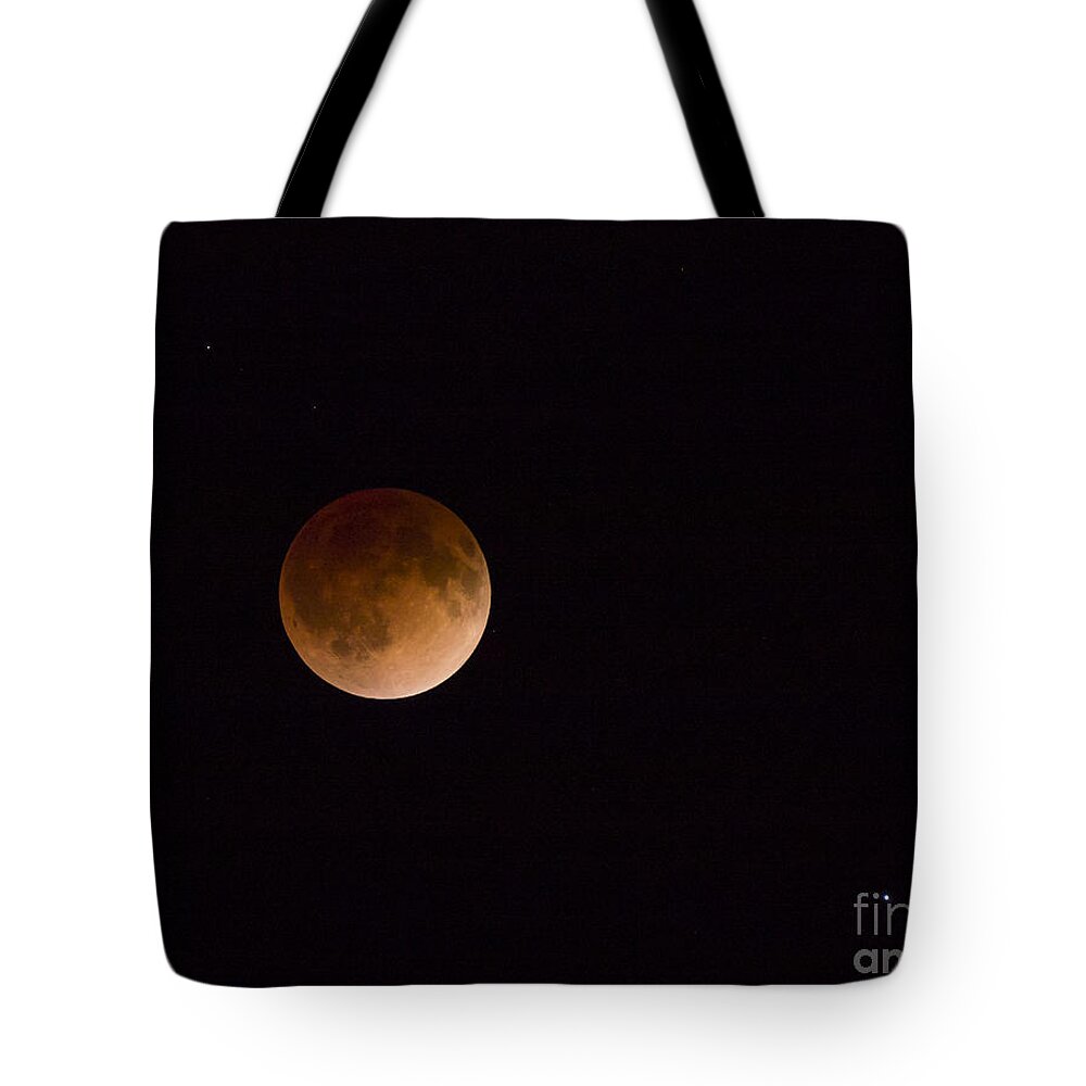 Blood Tote Bag featuring the photograph Blood Moon by Steven Ralser