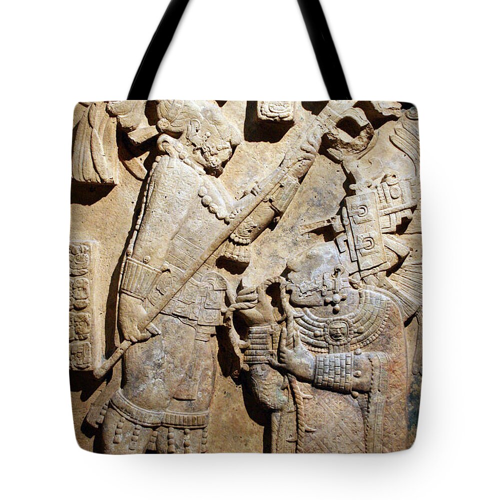 Archeology Tote Bag featuring the photograph Bloodletting Ritual, 709 Ad by Science Source
