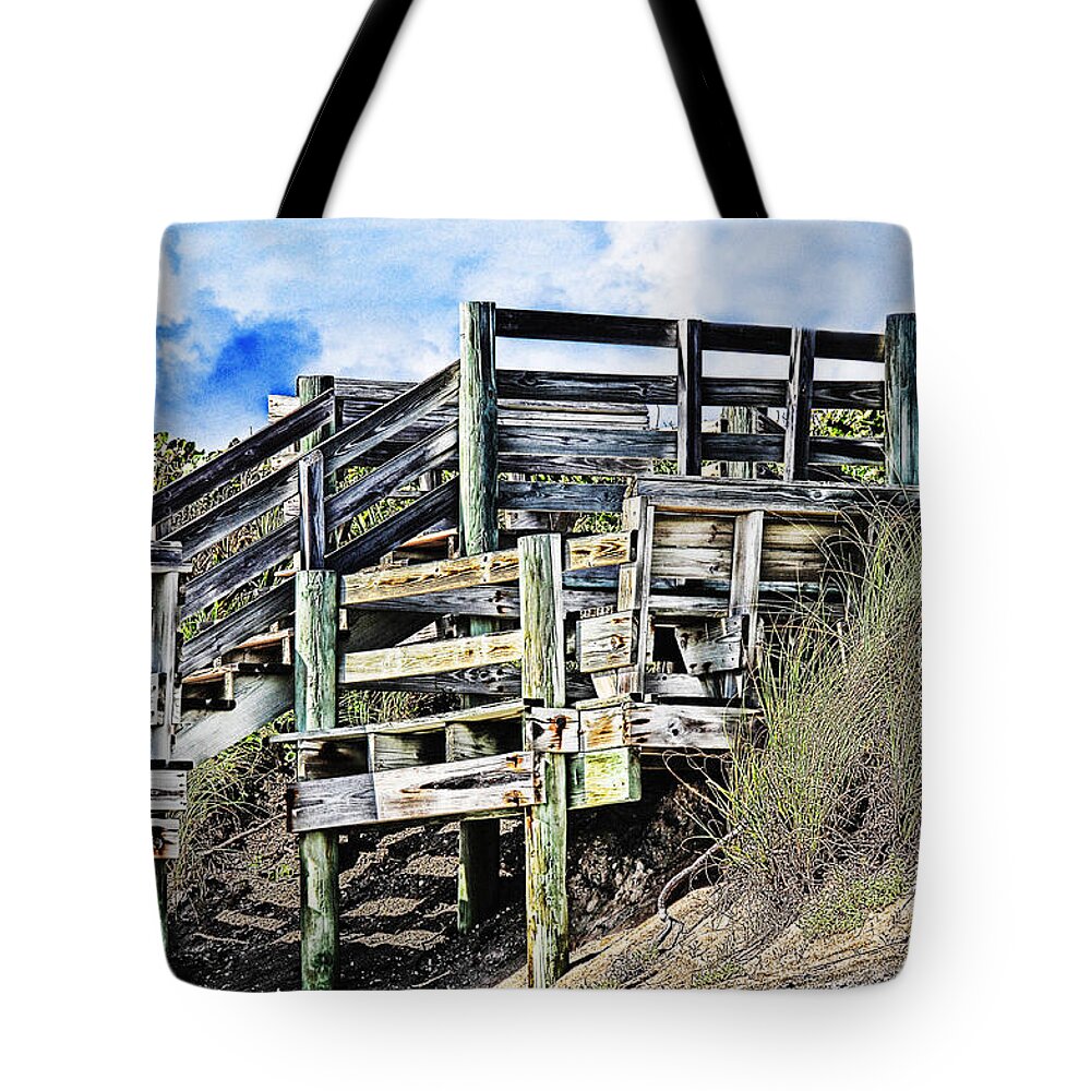 Blowing Rocks Tote Bag featuring the photograph Blowing Rocks by Bill Howard
