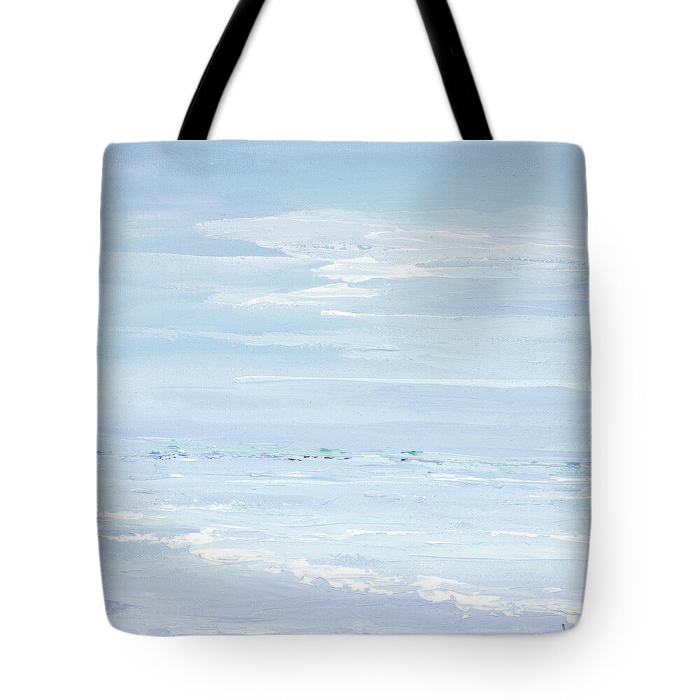 Costal Tote Bag featuring the painting Blue Dream by Tamara Nelson
