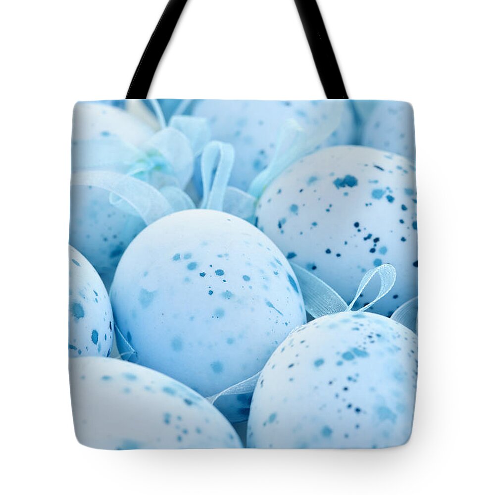 Blue Easter eggs 2 Tote Bag by Elena Elisseeva - Fine Art America