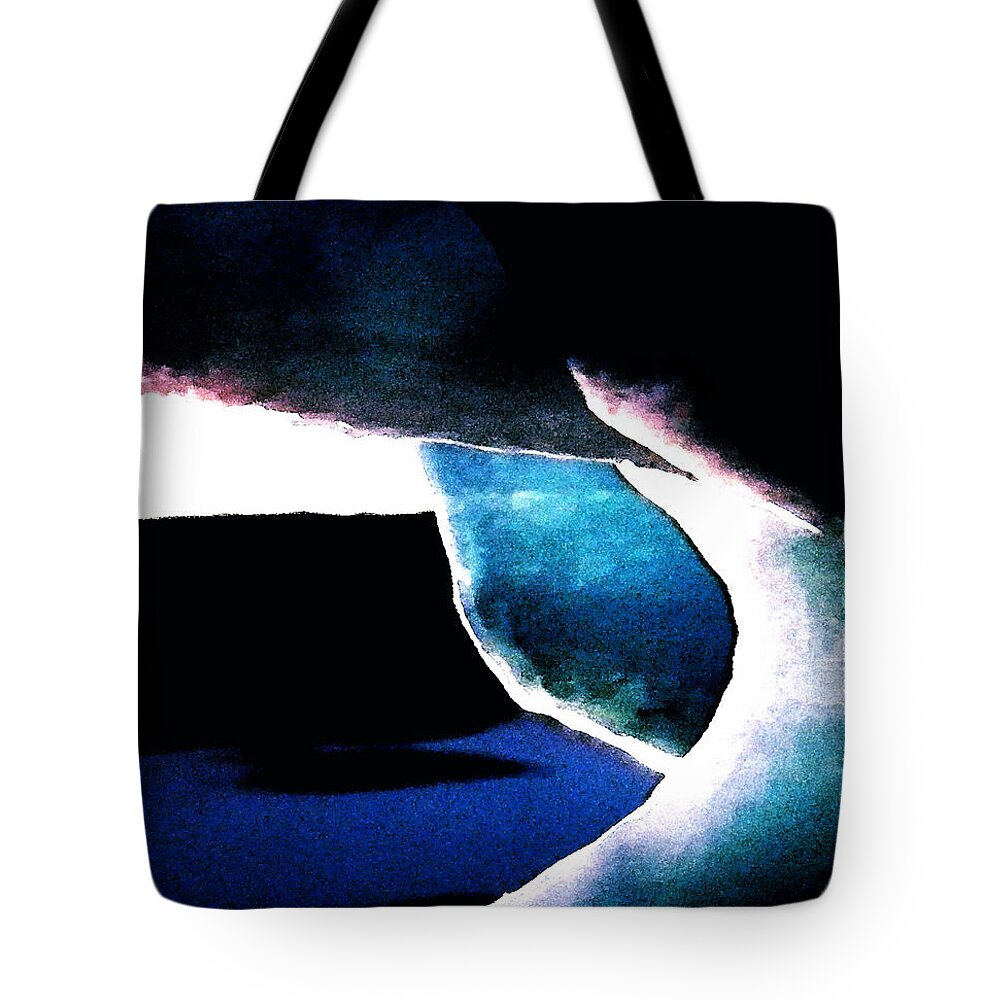 Colette Tote Bag featuring the painting Blue Eye by Colette V Hera Guggenheim