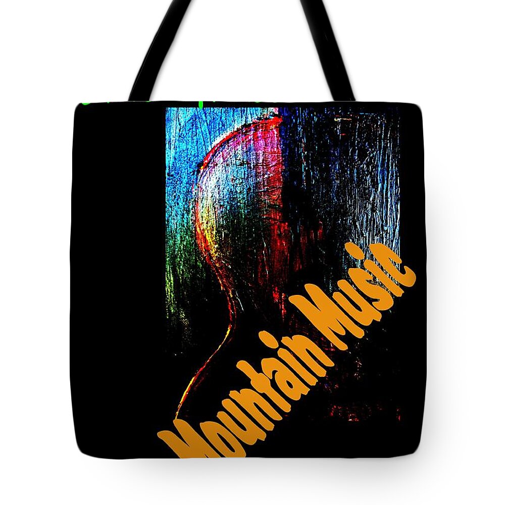 Music Tote Bag featuring the painting Blue Grass Music by James and Donna Daugherty