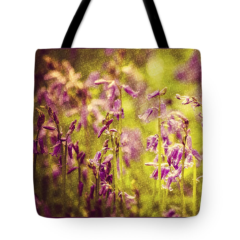 Bell Bottle Tote Bag featuring the photograph Bluebell in the woods by Spikey Mouse Photography