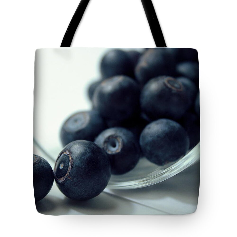 Skompski Tote Bag featuring the photograph Blueberries by Joseph Skompski