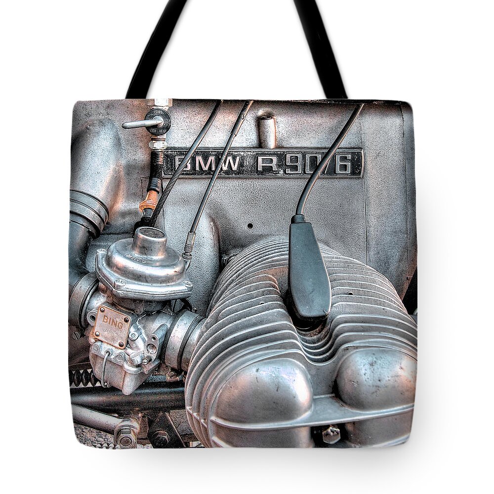 Bmw Tote Bag featuring the photograph Bmw R90/6 by Britt Runyon