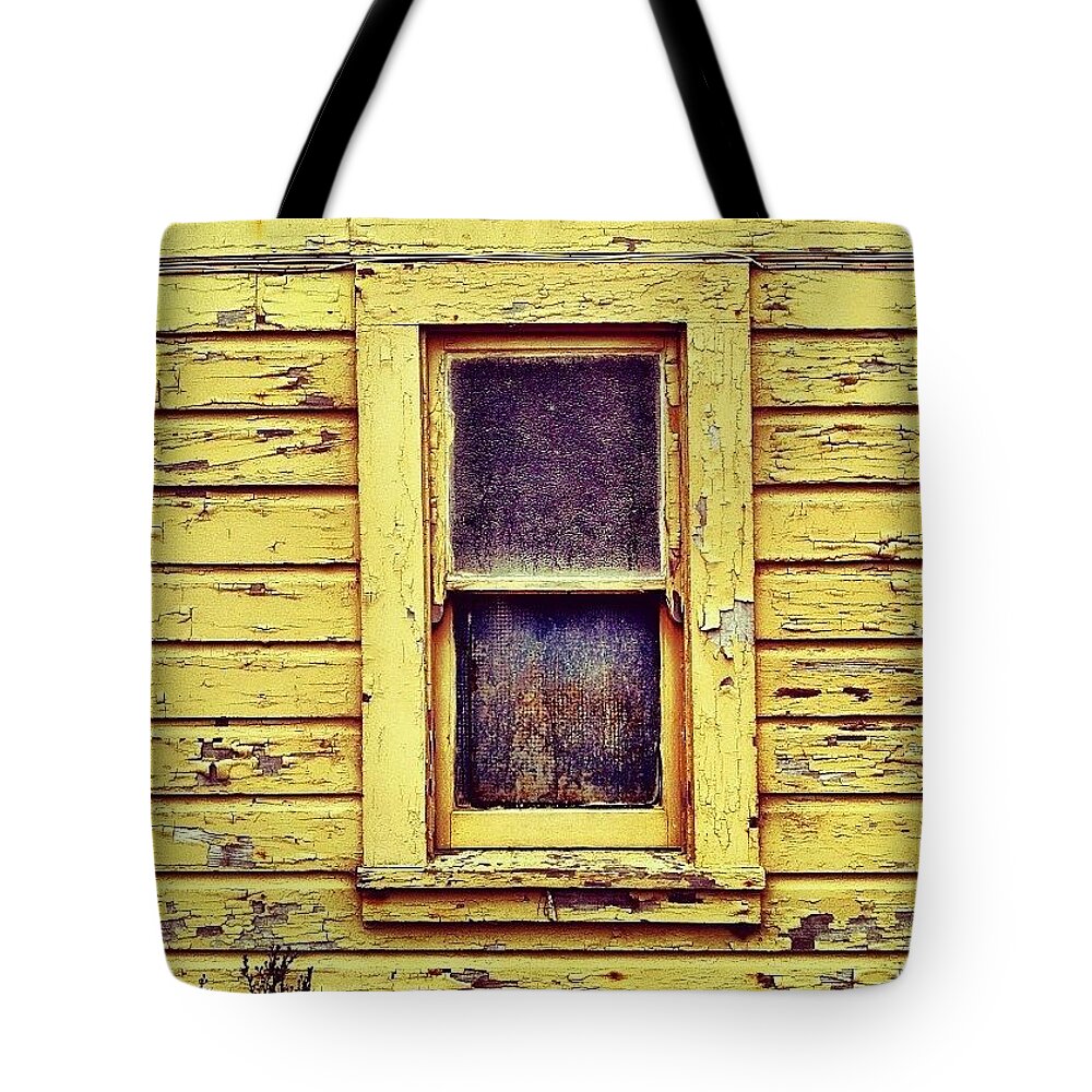 Windows_aroundtheworld Tote Bag featuring the photograph Boarded Window by Julie Gebhardt