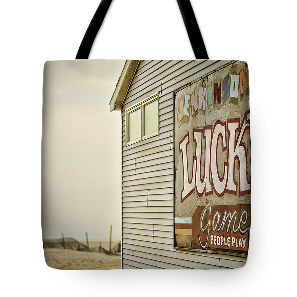 Jenkinsons Tote Bag featuring the photograph Boardwalk Empire by Heather Applegate