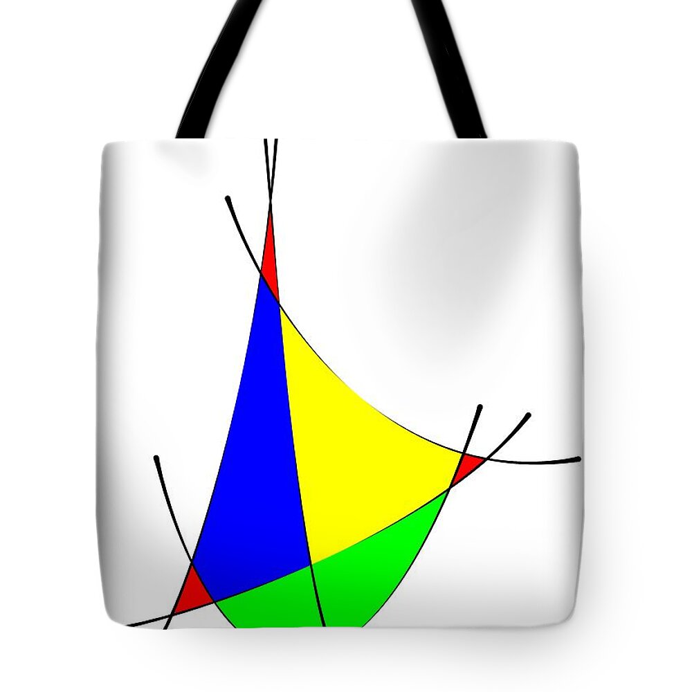 Digital Tote Bag featuring the digital art Boat by Pal Szeplaky