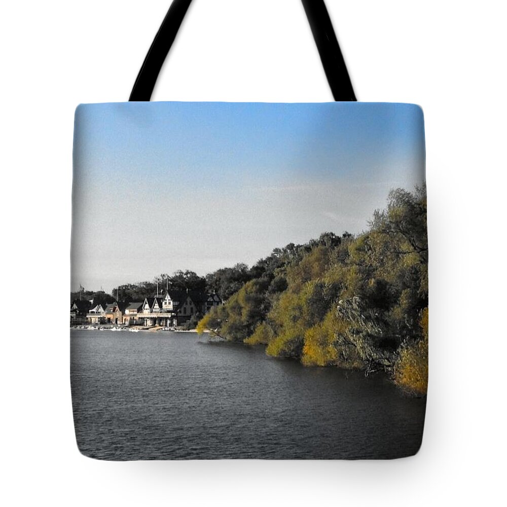 Boathouse Row Tote Bag featuring the photograph Boathouse II by Photographic Arts And Design Studio