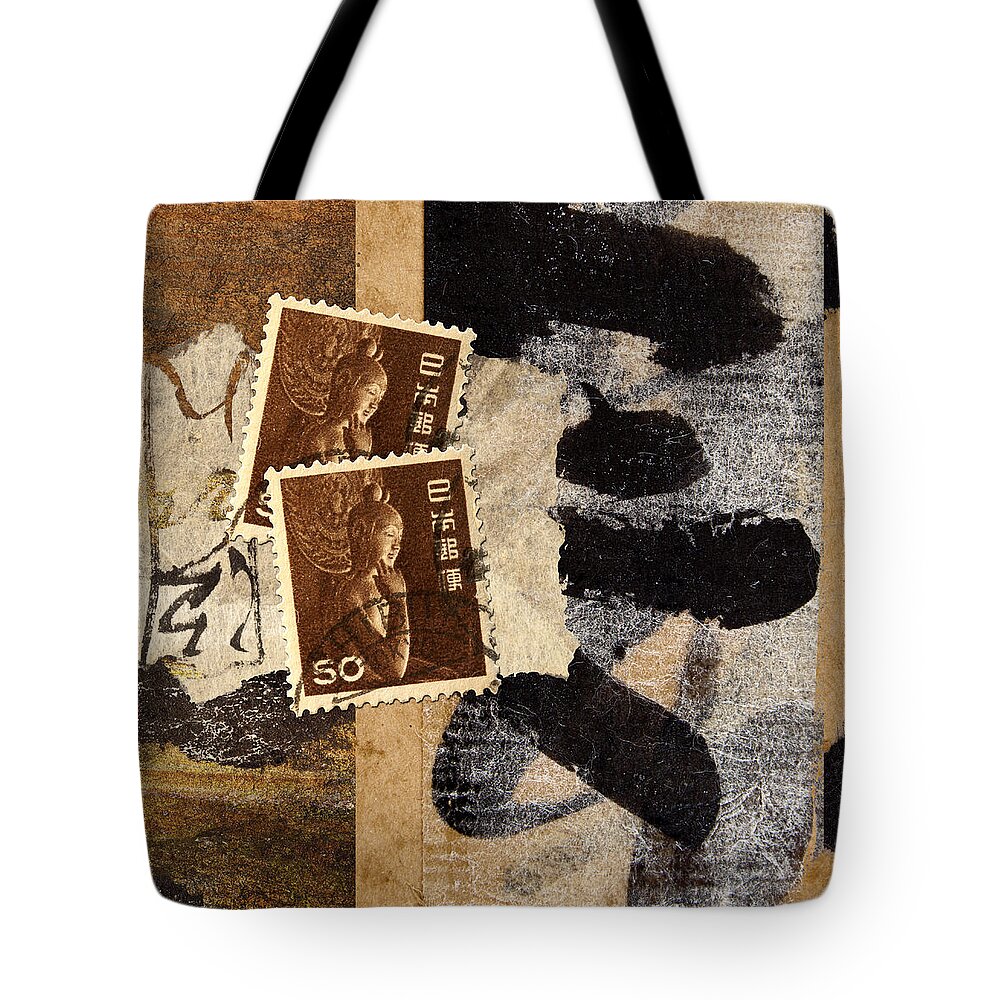 Japan Tote Bag featuring the photograph Bodhisattva 1952 by Carol Leigh