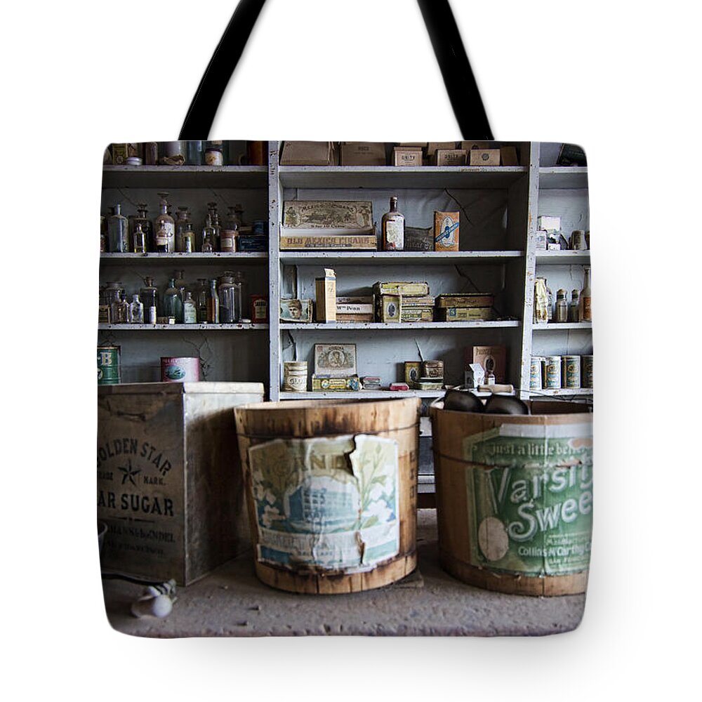 Travel Tote Bag featuring the photograph Bodie General Store by Crystal Nederman