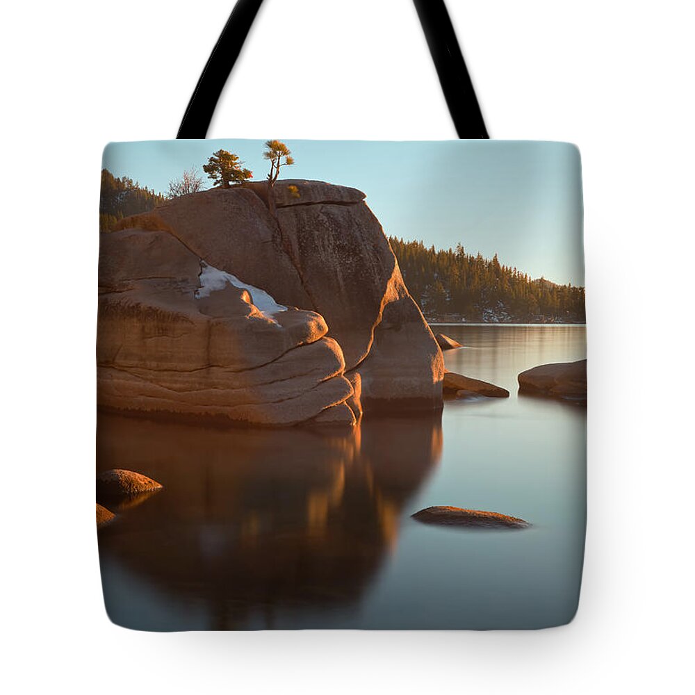 Landscape Tote Bag featuring the photograph Bonsai Rock by Jonathan Nguyen