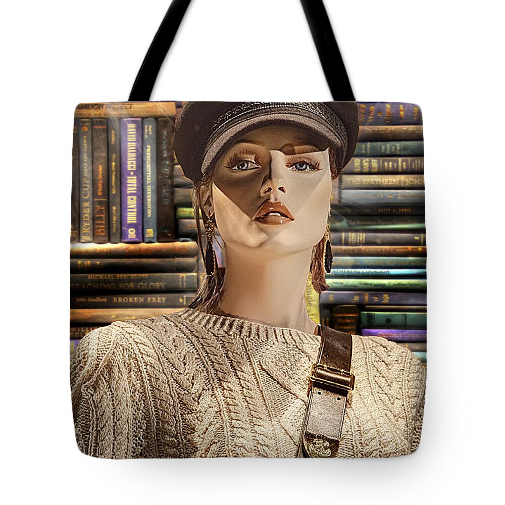 Book Police Tote Bag featuring the photograph Book Police by Chuck Staley