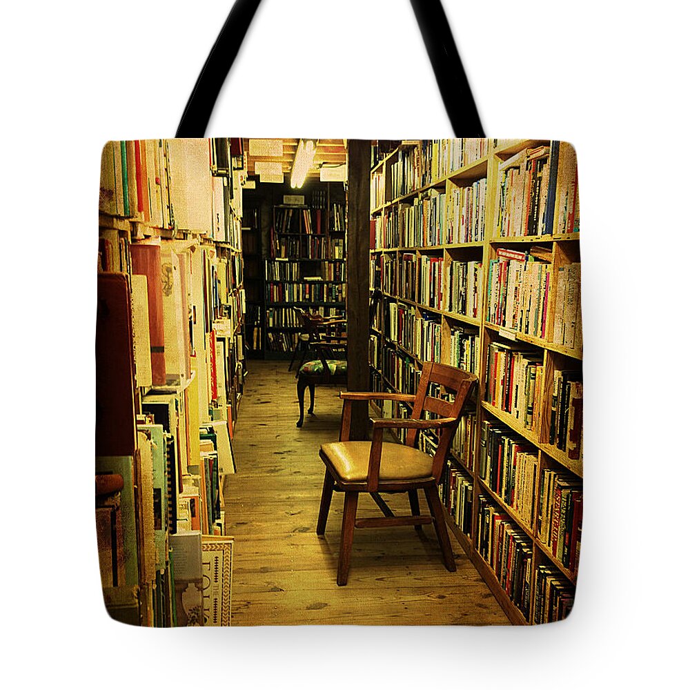 Books Tote Bag featuring the photograph Bookworm Hideaway by Richard Reeve