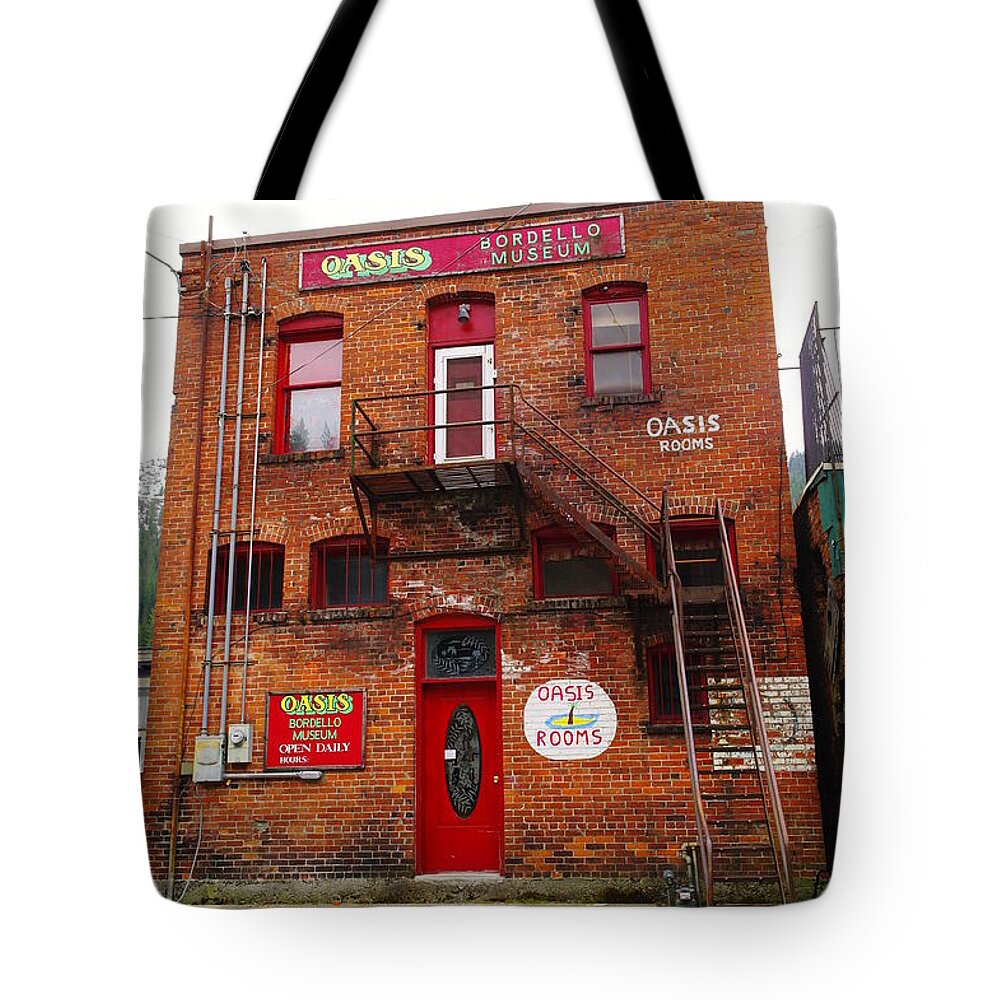 Bordellos Tote Bag featuring the photograph Bordello Museum In Wallace Idaho by Jeff Swan