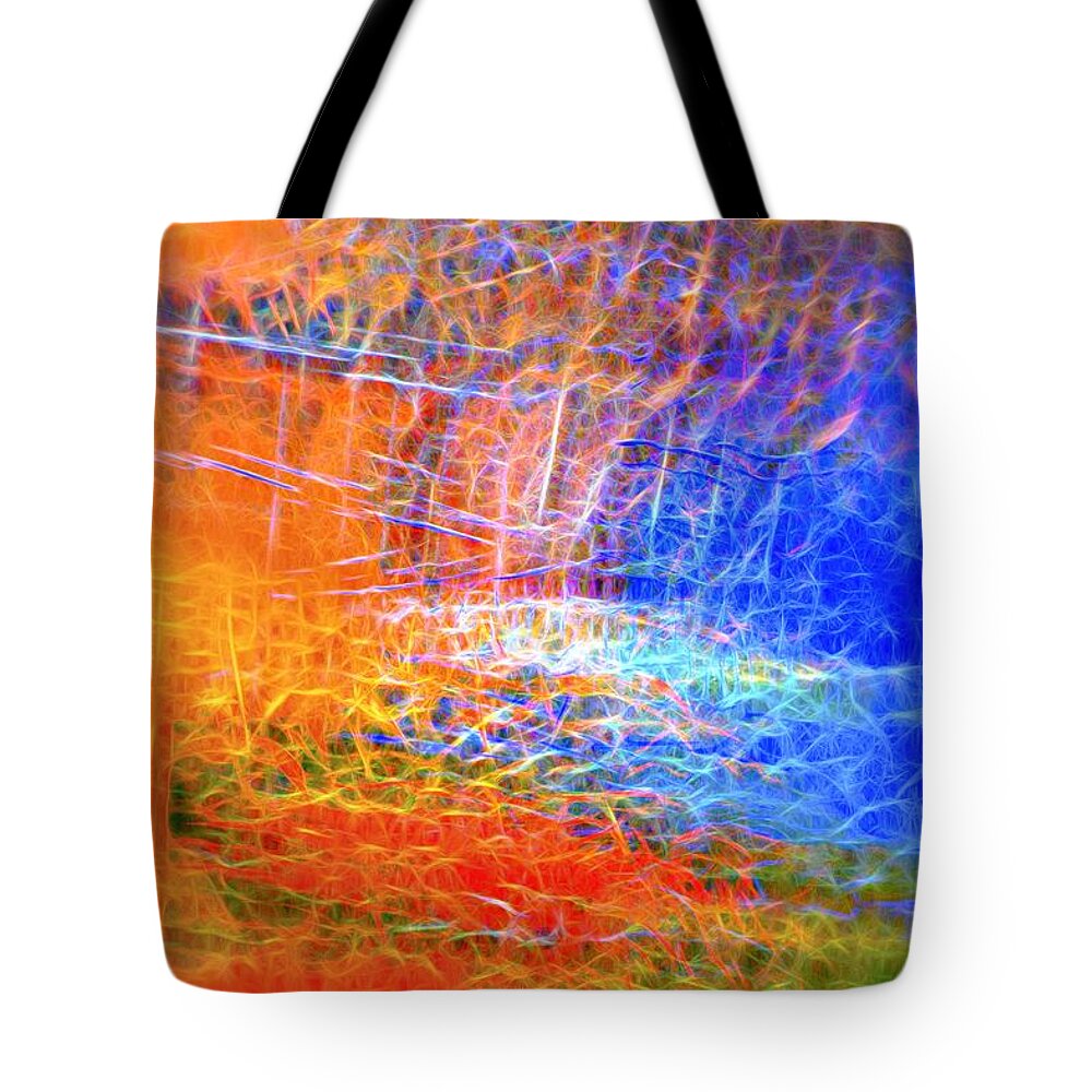 Celebration Tote Bag featuring the photograph Celebration of Fire by Norman Gabitzsch