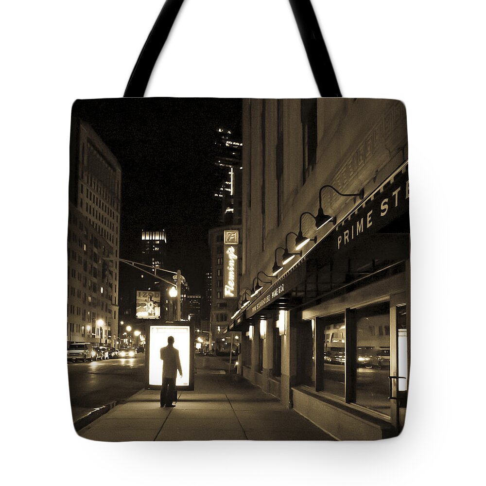 Boston Tote Bag featuring the photograph Boston Glow Toned by Frank Winters