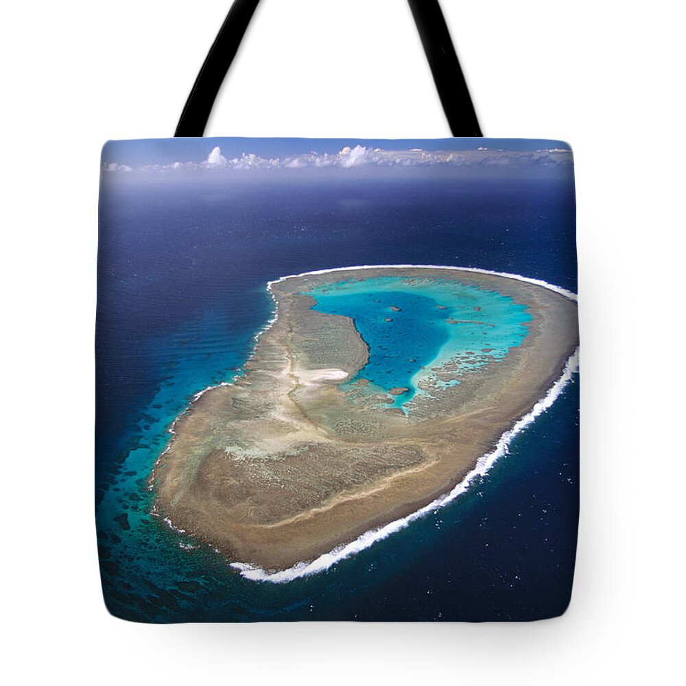 Feb0514 Tote Bag featuring the photograph Boult Reef Capricornia Cays Np Australia by D. & E. Parer-Cook