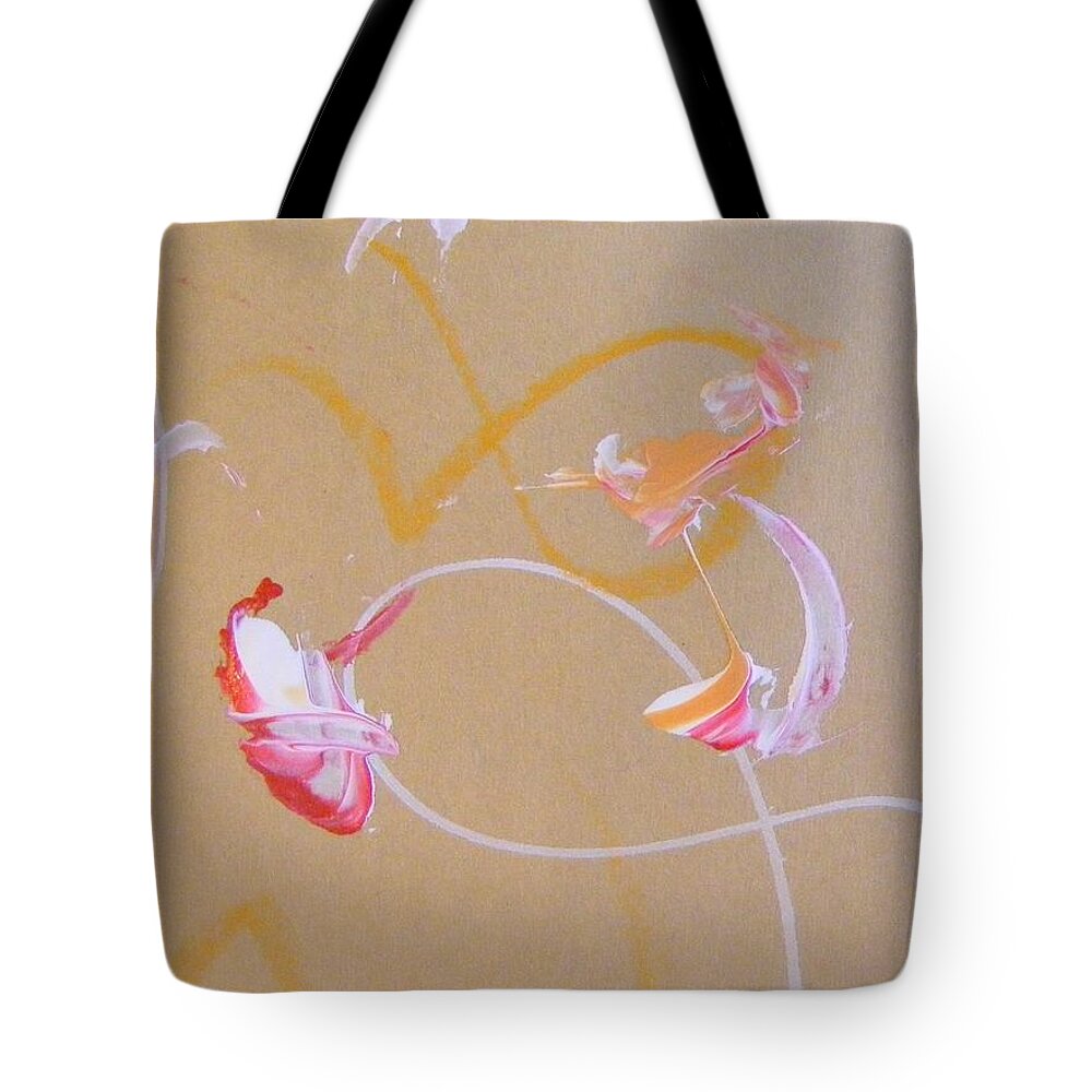 A Flower Or Two Tote Bag featuring the painting Bouquet 5 by Nancy Kane Chapman