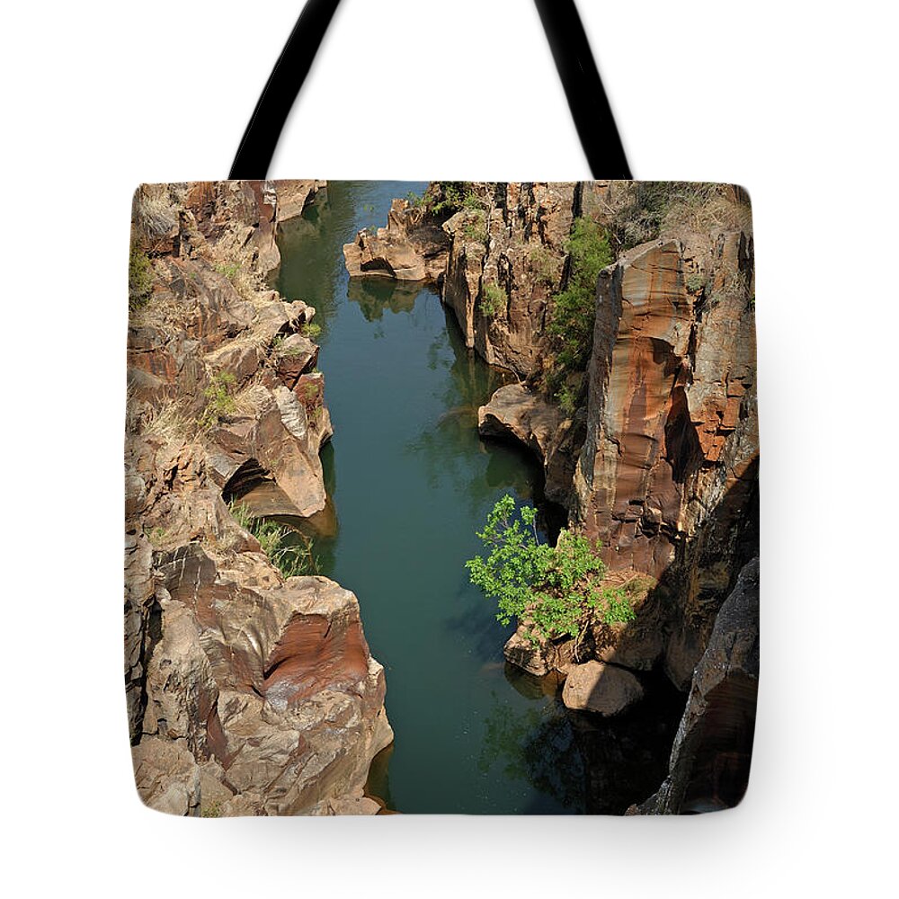 Scenics Tote Bag featuring the photograph Bourkes Luck Potholes, Blyde Canyon by Sami Sarkis