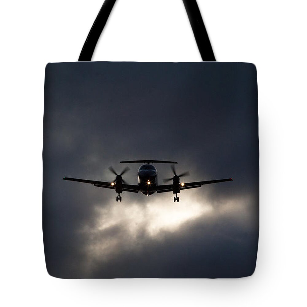 Skywest Tote Bag featuring the photograph Brasilia Breakout by John Daly