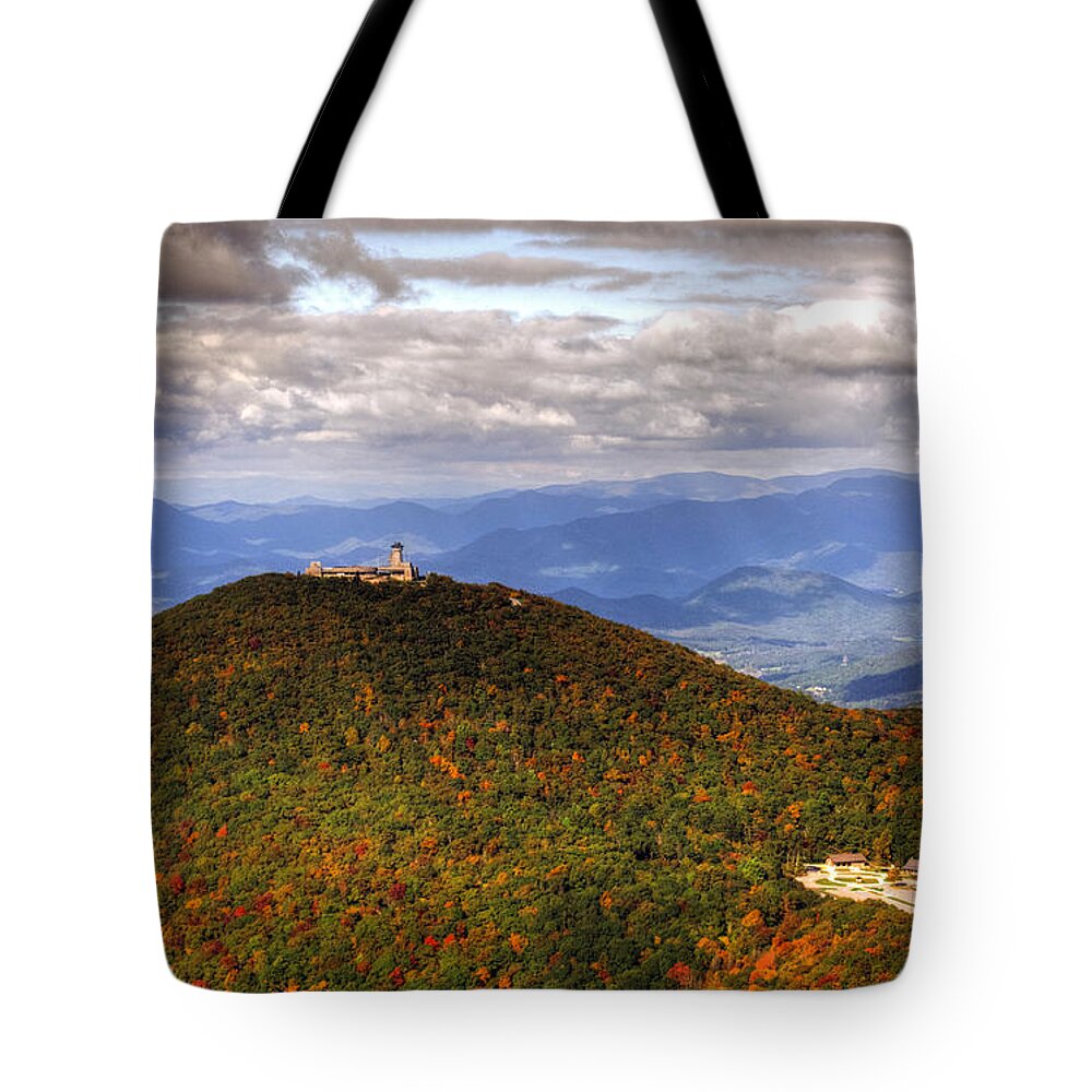 Brasstown Bald Tote Bag featuring the photograph Brasstown Bald by Greg and Chrystal Mimbs