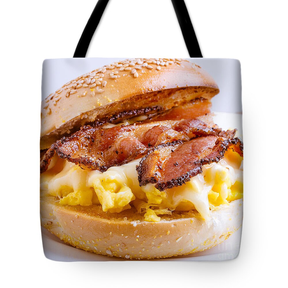 Breakfast Tote Bag featuring the photograph Breakfast Sandwich by Edward Fielding
