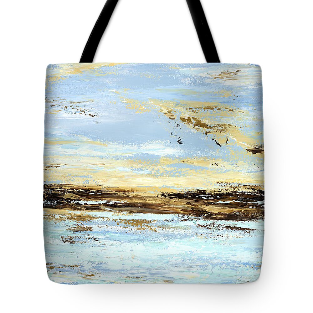 Costal Tote Bag featuring the painting Breakwater by Tamara Nelson
