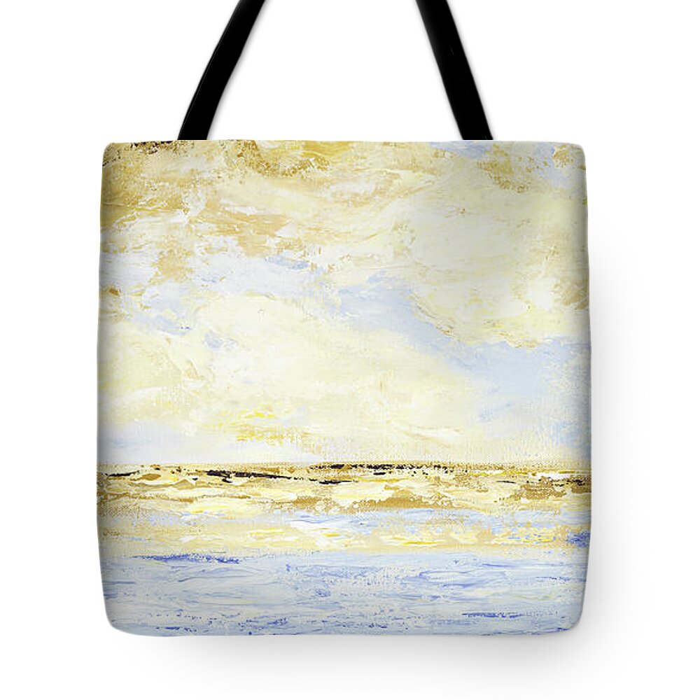 Costal Tote Bag featuring the painting Breakwater III by Tamara Nelson