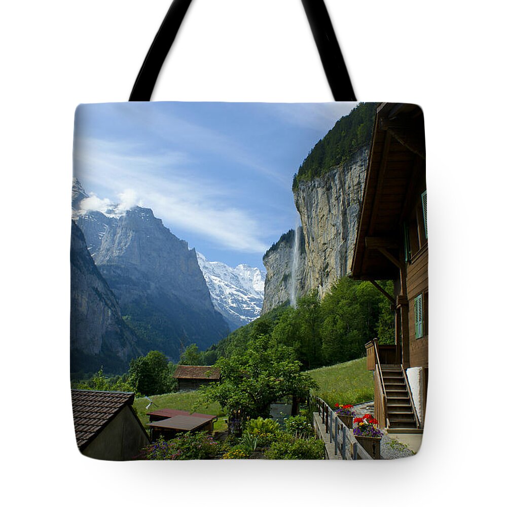 Lauterbrunnen Tote Bag featuring the photograph Breathtaking Lauterbrunnen Valley by Brian Kamprath