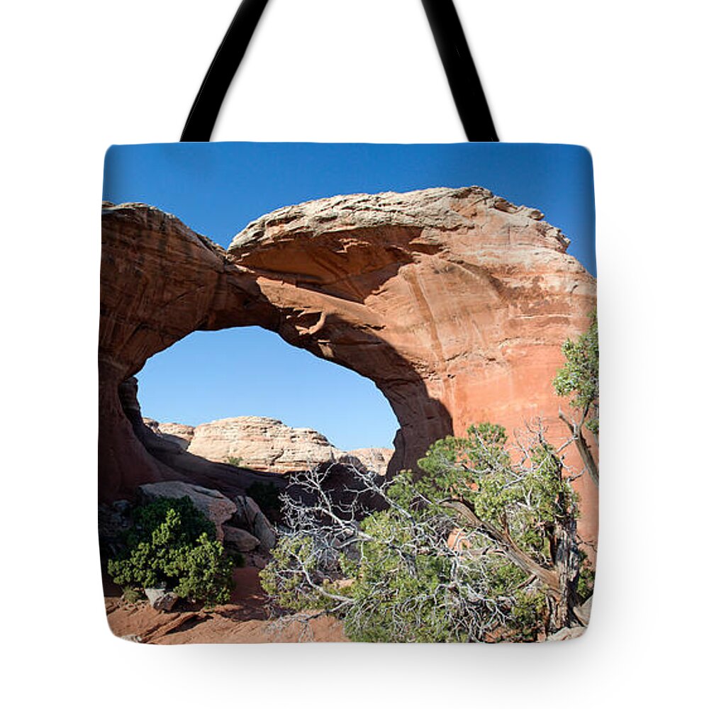 Arches Tote Bag featuring the photograph Broken Arch by Nicholas Blackwell
