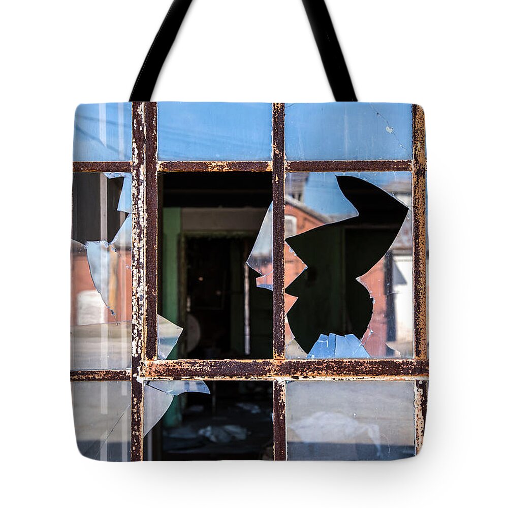 Broken Tote Bag featuring the photograph Broken... by Charles Hite
