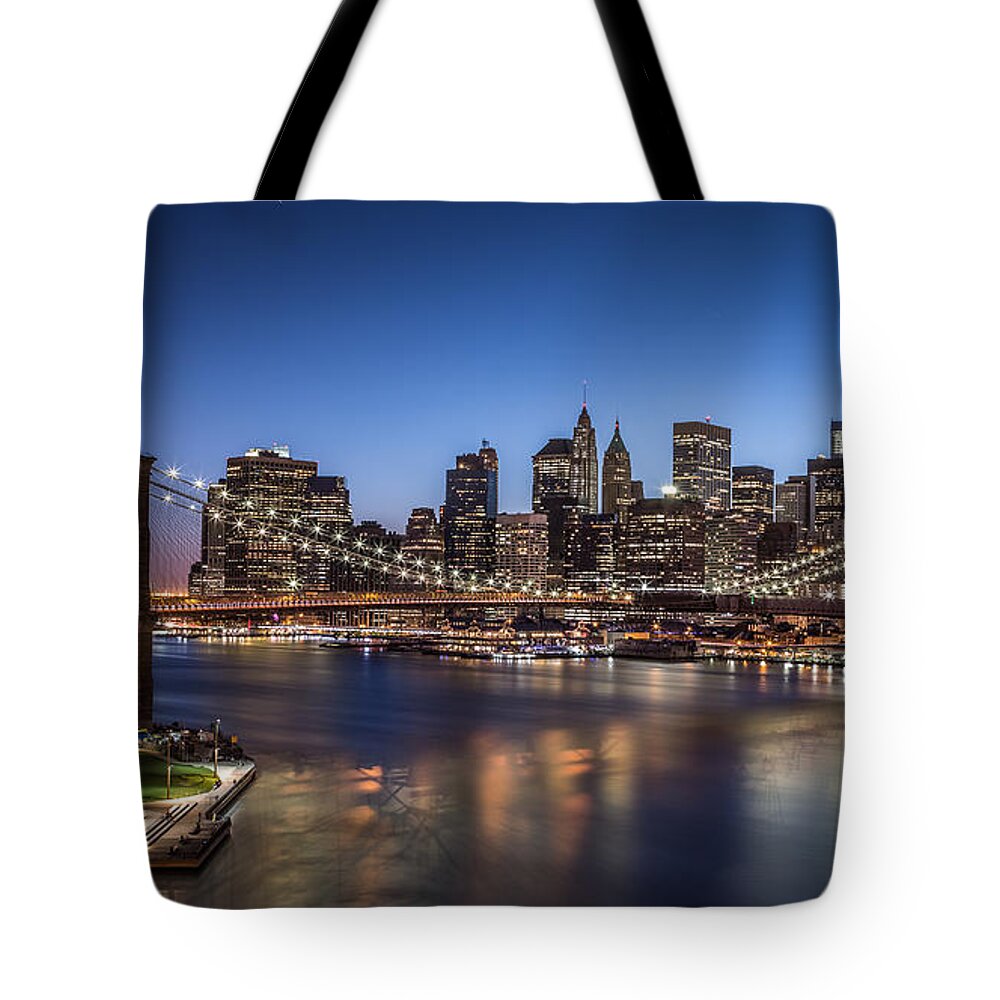 America Tote Bag featuring the photograph Brooklyn Bridge by Mihai Andritoiu
