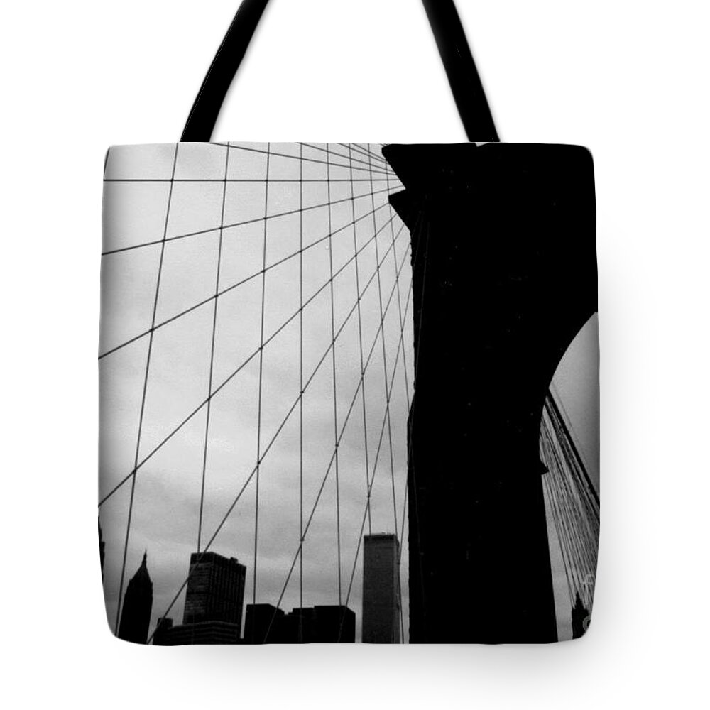 Brooklyn Bridge Tote Bag featuring the photograph Brooklyn Bridge No.2 by John Greco