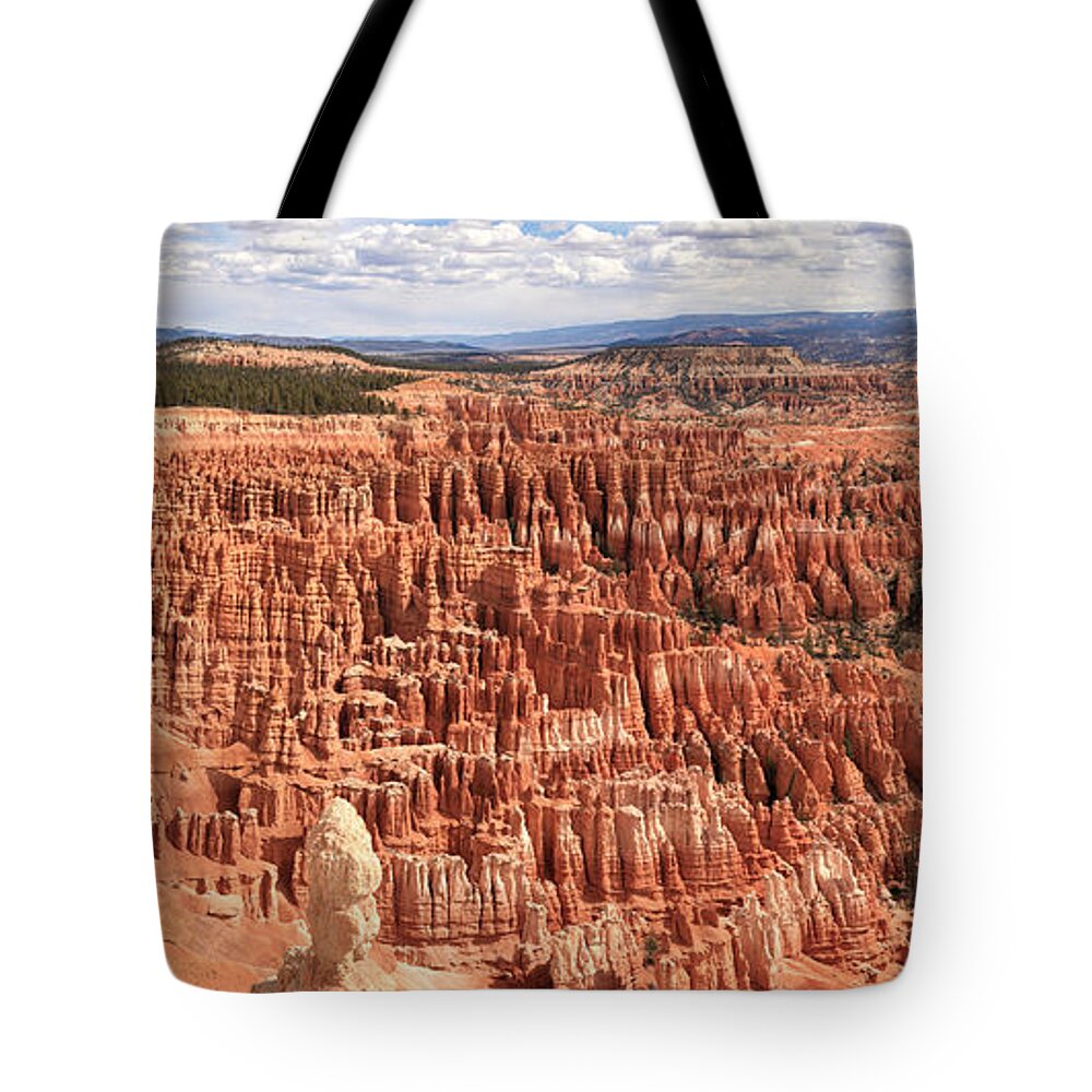 Bryce Canyon Panorama Tote Bag featuring the photograph Bryce Canyon Extra Large Panorama by Adam Jewell