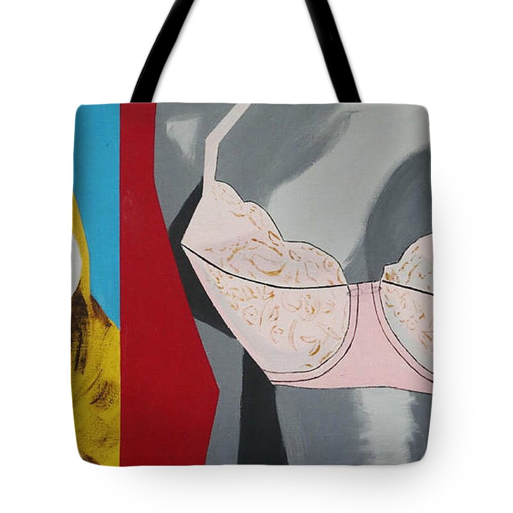 Pop Art Tote Bag featuring the painting Bubbles by Lyric Lucas