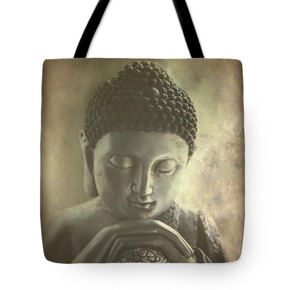 Ancient Tote Bag featuring the photograph Buddha by Madeleine Forsberg