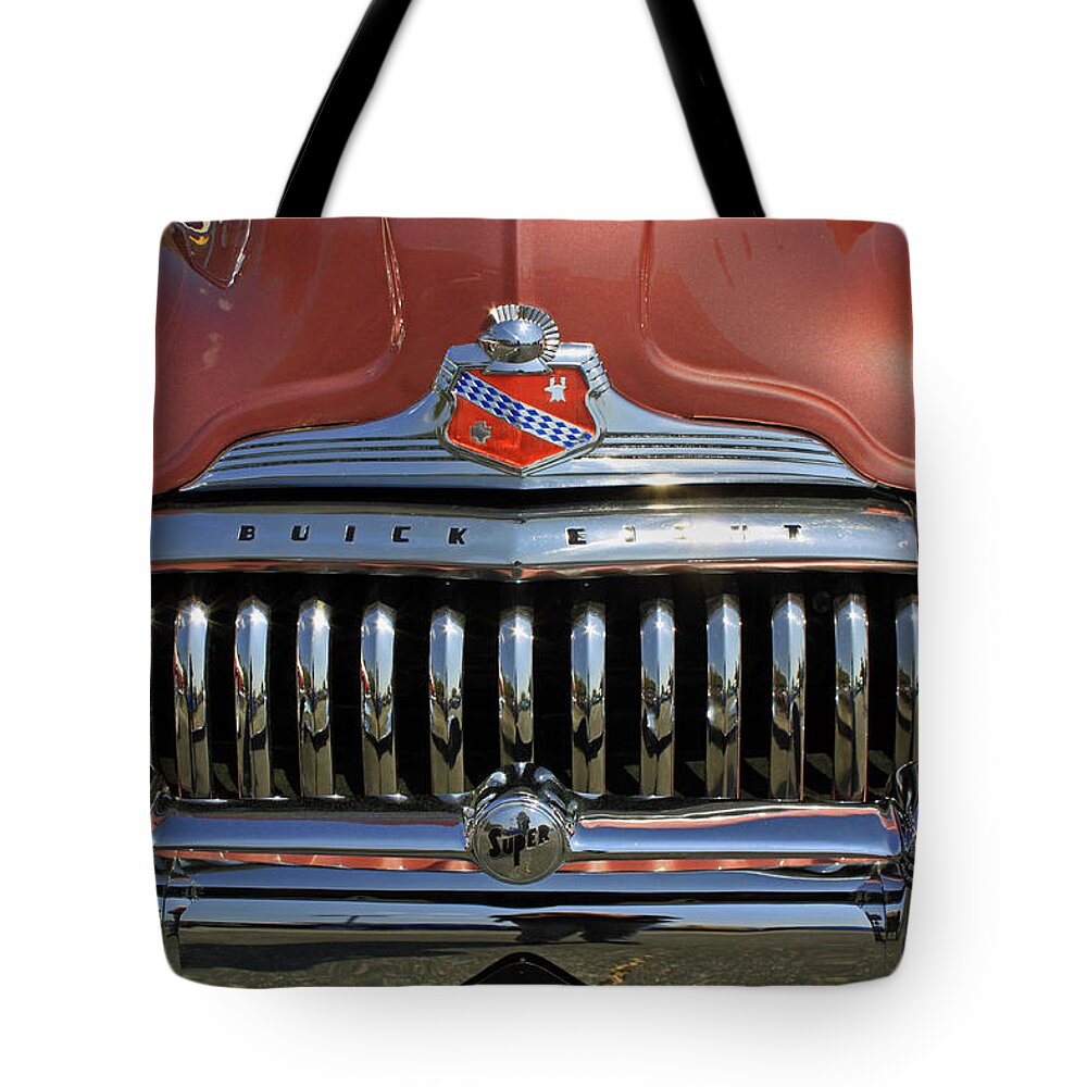 Buick Tote Bag featuring the photograph Buick Super Eight by Suzanne Gaff