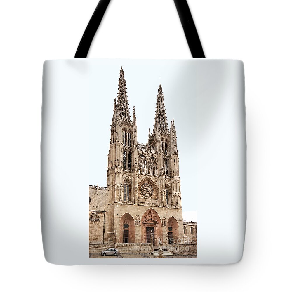 Europe Tote Bag featuring the photograph Burgos cathedral Spain by Rudi Prott