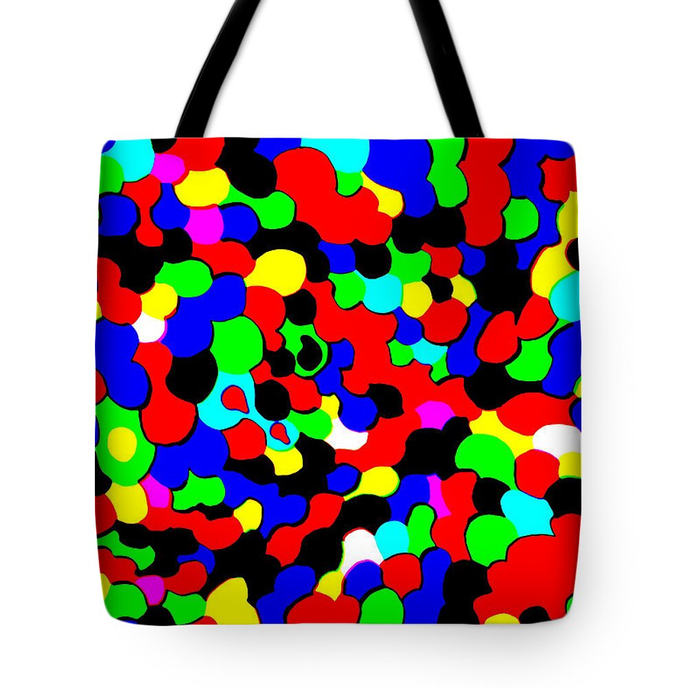 Colors Tote Bag featuring the photograph Busy heads by Christopher Rowlands