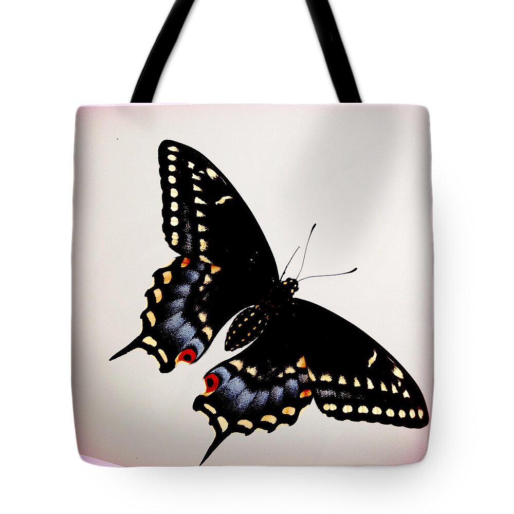 Butterfly Tote Bag featuring the photograph Butterfly Pink by Dorian Hill