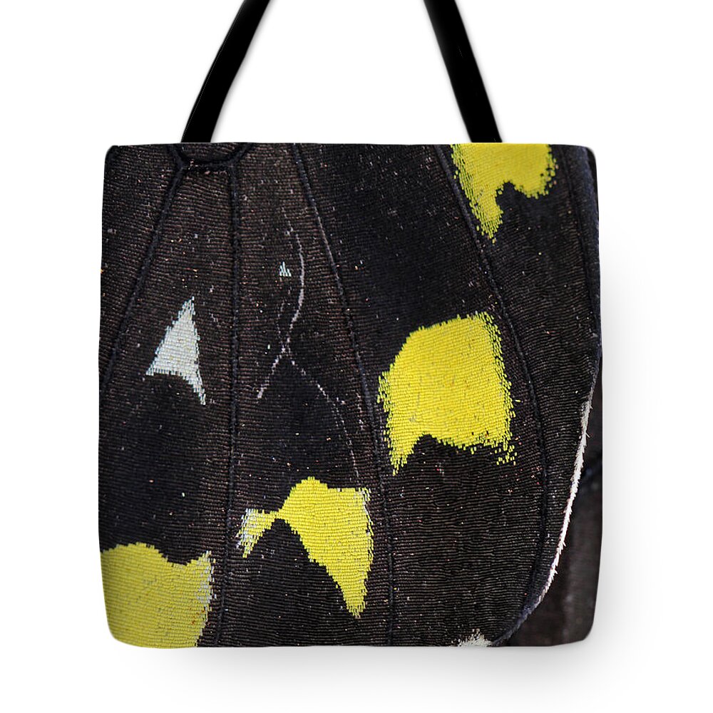 Wing Tote Bag featuring the photograph Butterfly Wing Close Up by Juergen Roth