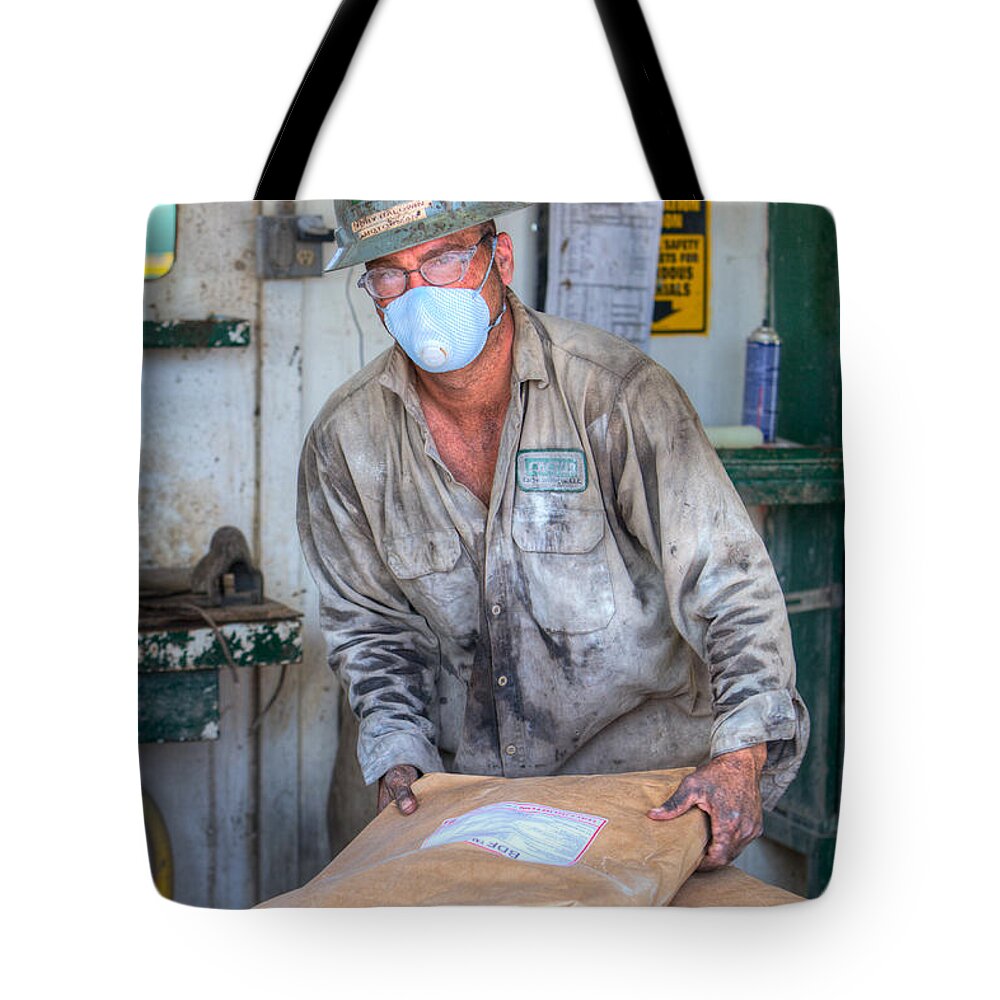 Oil Rig Tote Bag featuring the photograph Cac003-44 by Cooper Ross