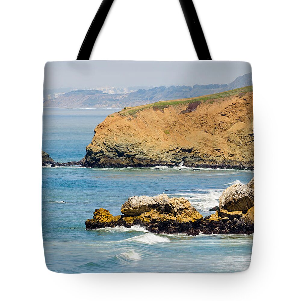 California Tote Bag featuring the photograph California Coast by David Hart