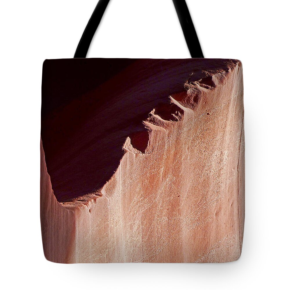 Lower Tote Bag featuring the photograph Canyon Crosscut by Marcia Socolik