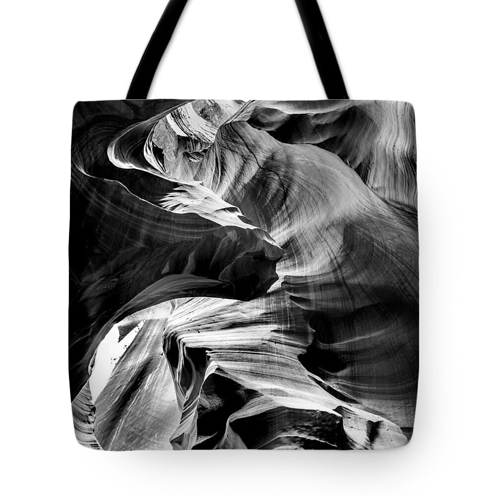 Antelope Canyon Tote Bag featuring the photograph Canyon Flow by Az Jackson